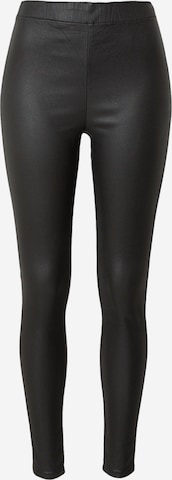 Skinny Leggings 'Tea' Cream en noir : devant