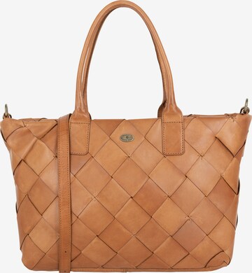 DreiMaster Vintage Shopper in Brown: front