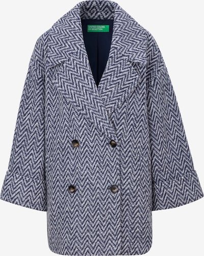 UNITED COLORS OF BENETTON Wintermantel in lila / weiß, Produktansicht