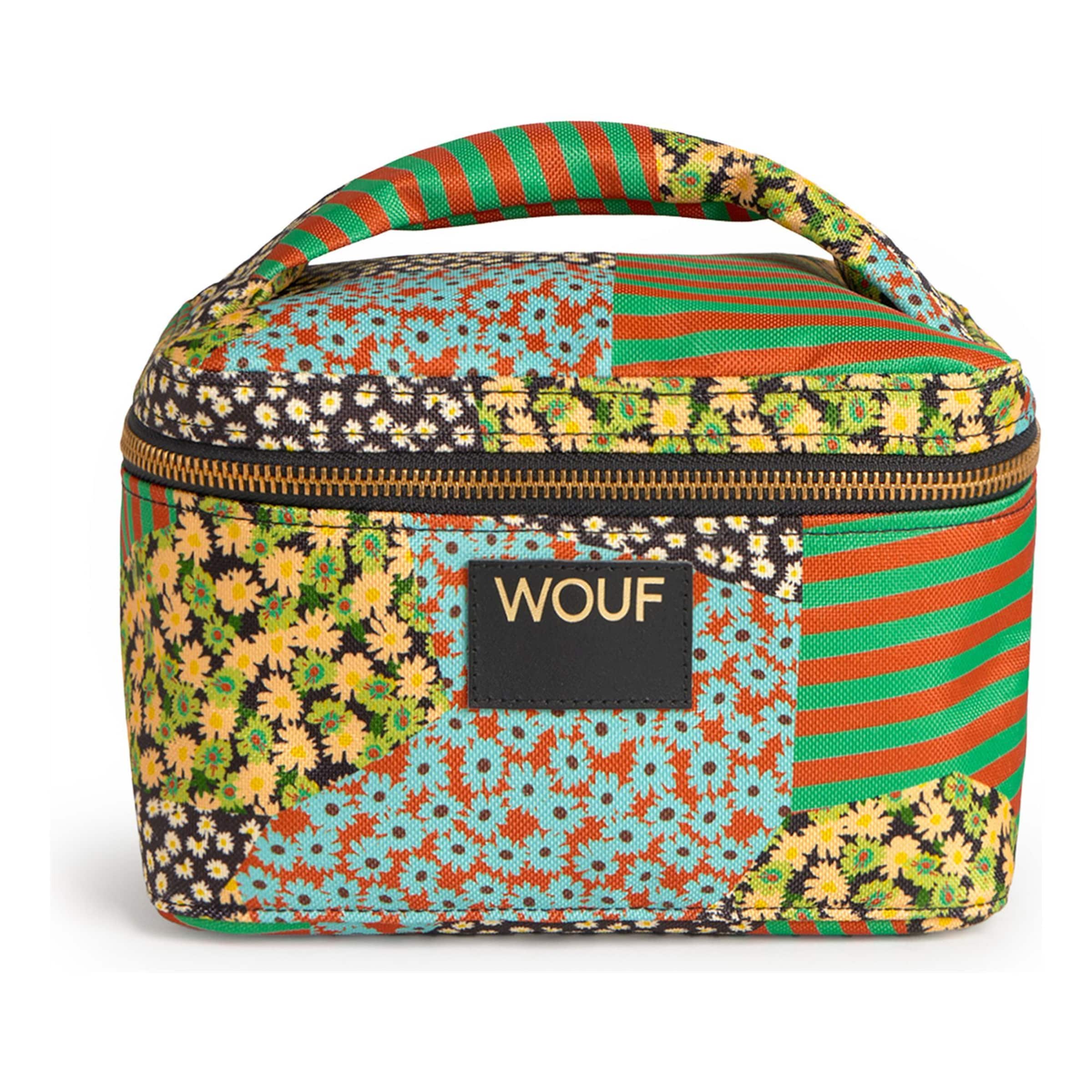 Trousses de toilette 'Daily ' Wouf en jaune : devant