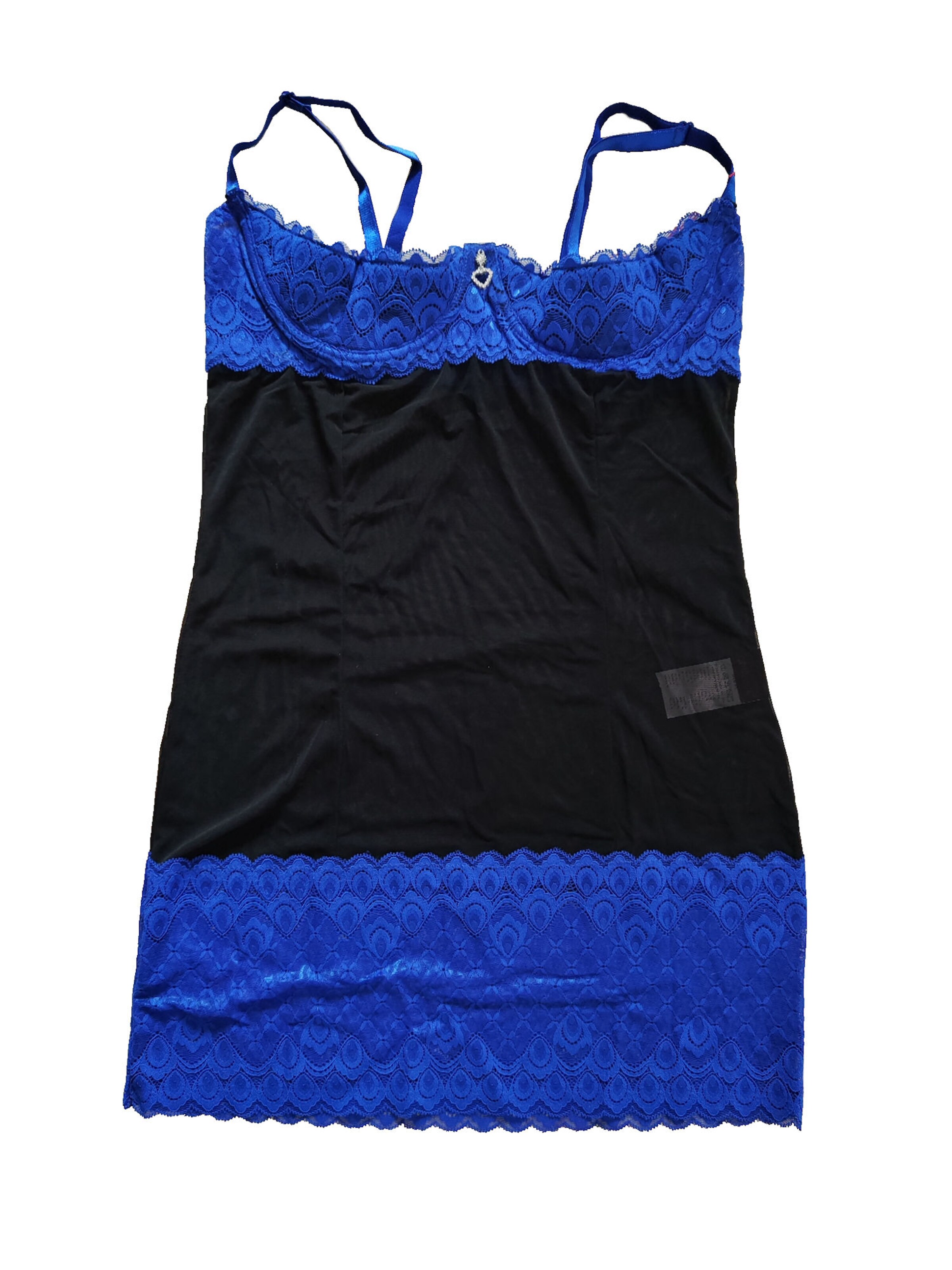 Chilirose Negligee 'CR3785' in Blue: front