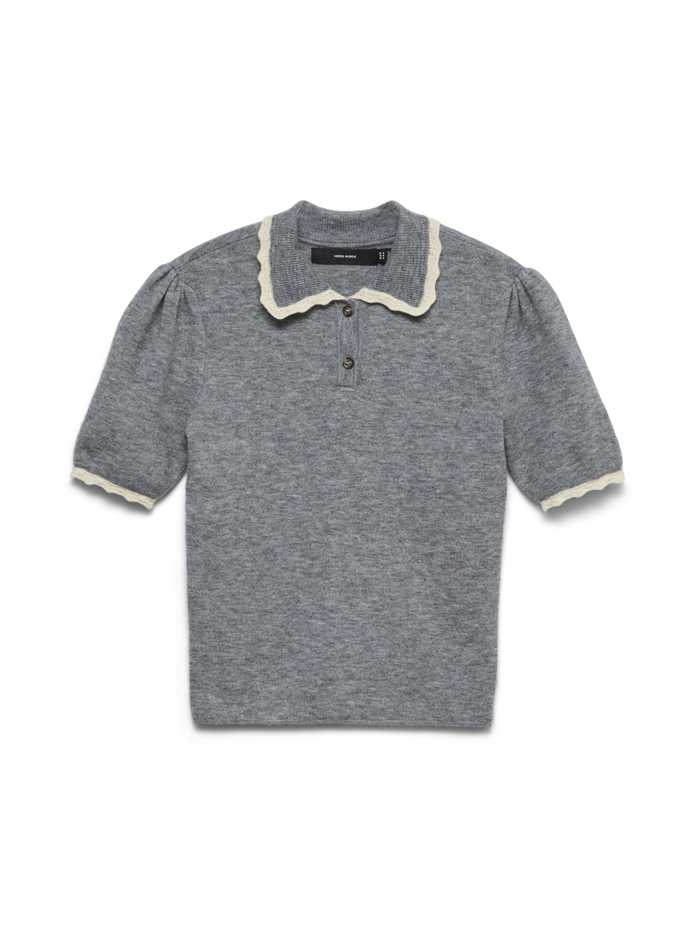 VERO MODA Sweter '10346935' w kolorze szary: przód