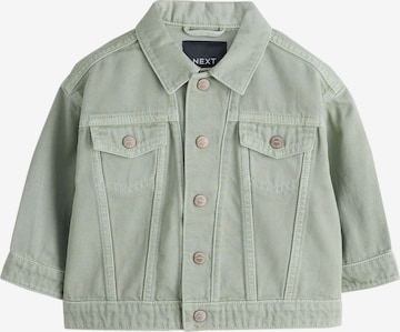 Next Välikausitakki värissä vihreä: etupuoli