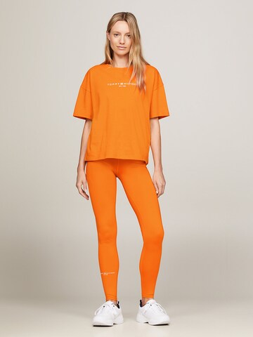 TOMMY HILFIGER T-Shirt 'Sport Essential' in Orange