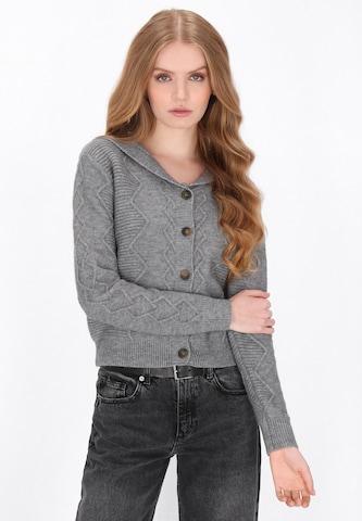 DreiMaster Vintage - Cárdigan en gris: frente