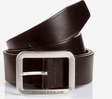 Ceinture ' All Styles ' TOM TAILOR en marron : devant