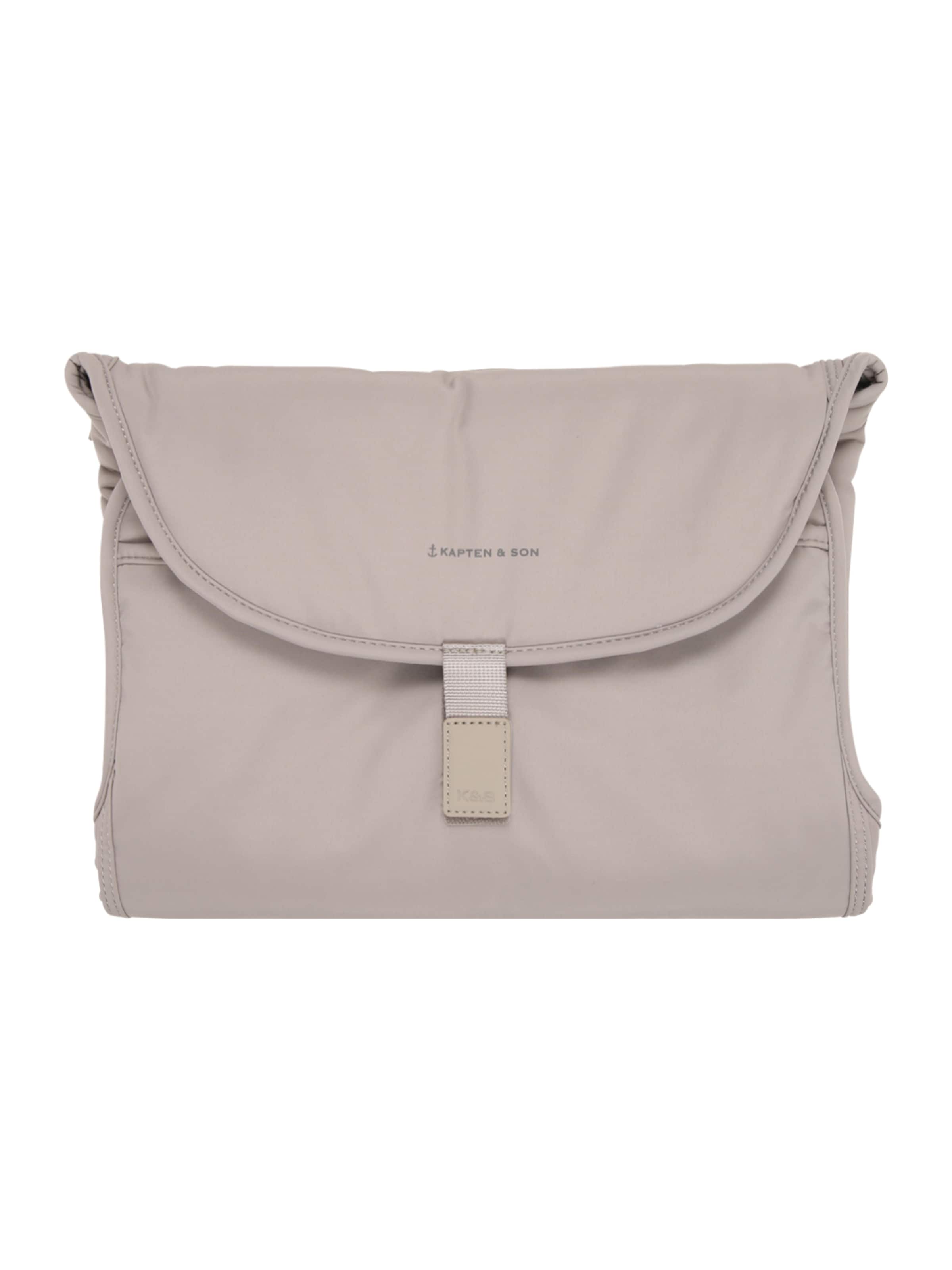 Kapten & Son - Bolsa de maternidade 'Diaper Inlay' em bege: frente