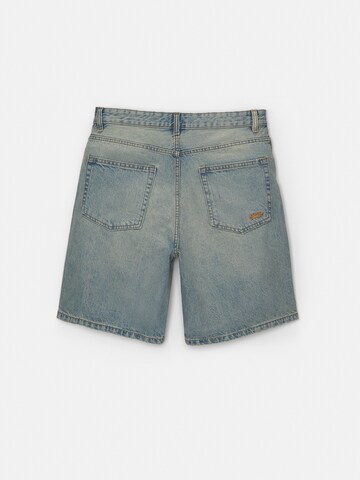 Pull&Bear Loosefit Jeans i blå