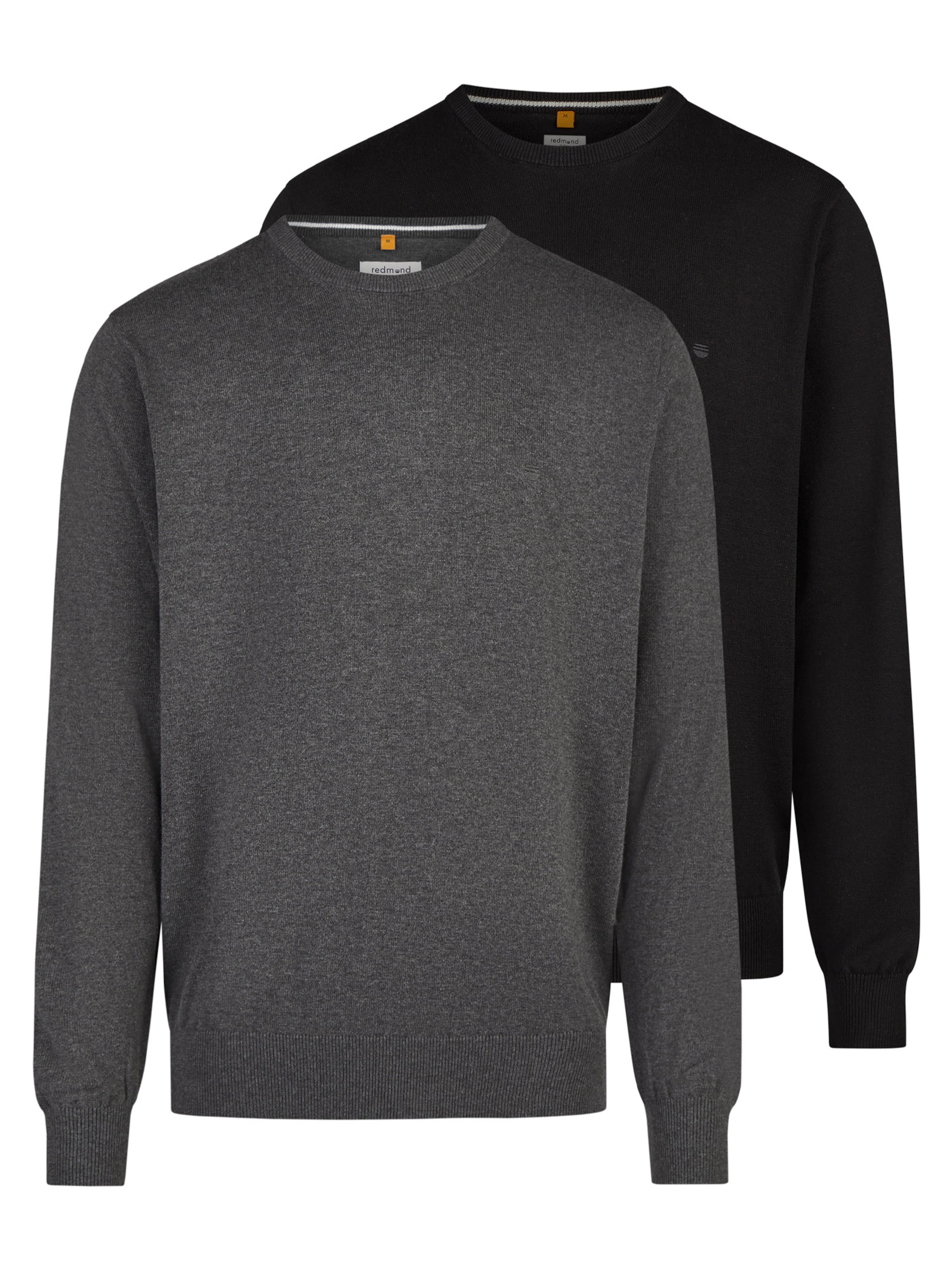 redmond Sweater 'Basic' in Black: front