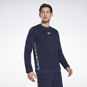 Reebok Sweatshirt in Blue: front