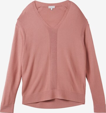 Pullover di TOM TAILOR in rosa: frontale