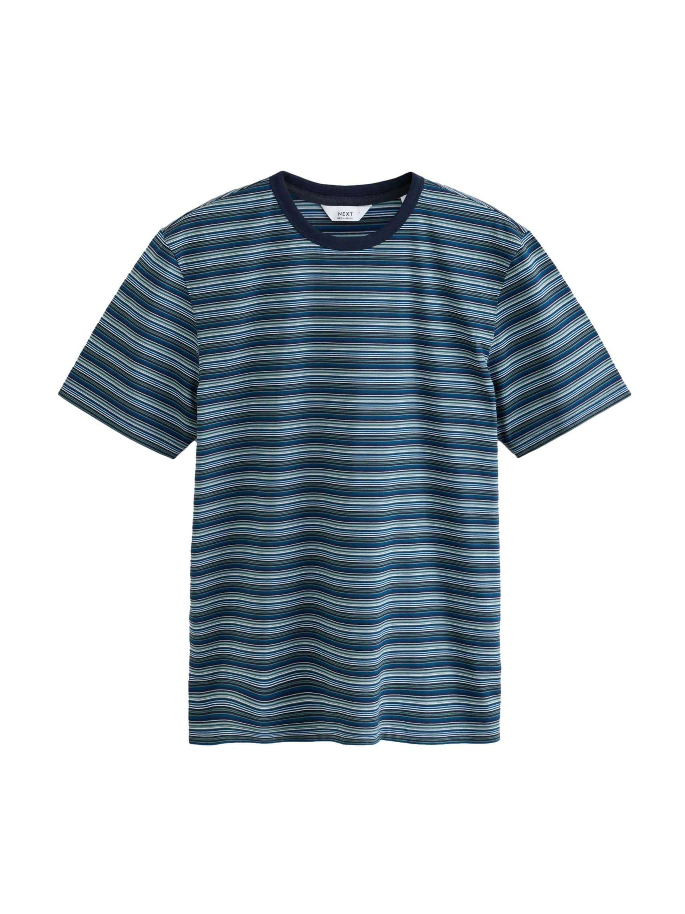 Next Camisa 'N. Premium' em XS em azul / navy / verde / branco, Vista do artigo
