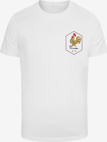 Mister Tee Shirt 'Equipe Tri Color 2.0' in White: front