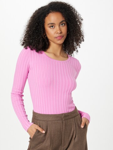 Pullover di mbym in rosa: frontale