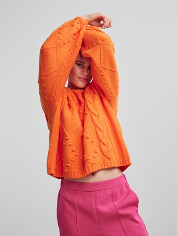 PIECES Sweter 'Donsi' w kolorze pomarańczowy