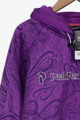 PEAK PERFORMANCE Sweatshirt & Zip-Up Hoodie in M in Purple