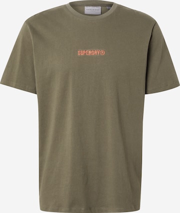 Superdry Tričko - Zelená: predná strana