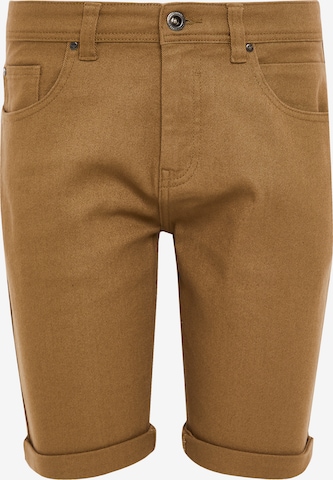 Threadbare Regular Broek 'Sanky' in Bruin: voorkant