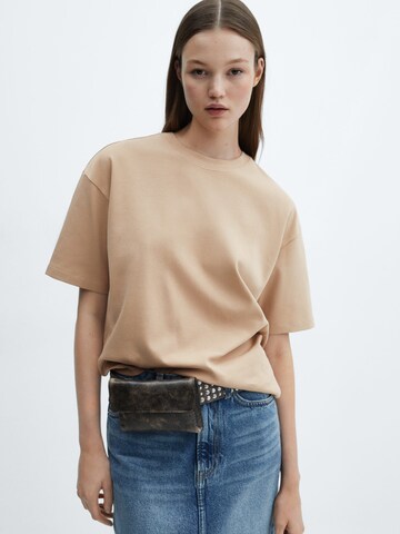 MANGO Shirts 'SITA' i beige: forside