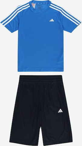 ADIDAS SPORTSWEAR Tracksuit 'Train Essentials' in Blue: front