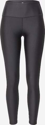 UNDER ARMOUR Skinny Workout Pants in Black: front