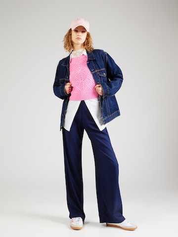 Wide Leg Pantalon ESPRIT en bleu