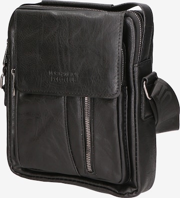 Northampton Polo Club Schultertasche in Schwarz: Vorderseite
