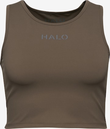 HALO Sports top in Brown: front