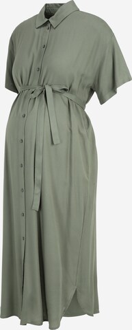 Robe-chemise 'BUMPY' Vero Moda Maternity en vert : devant