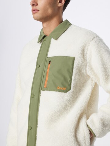 LEVI'S ® Prehodna jakna 'Buchanan Sherpa Jacket' | bela barva