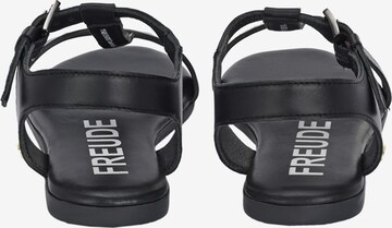 FREUDE Strap Sandals 'Alea' in Black