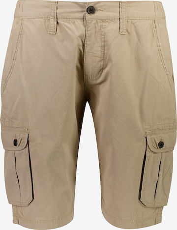 Pantalon cargo Jack's en beige : devant