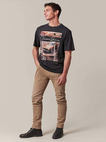 T-Shirt 'Driver' Deeluxe en gris