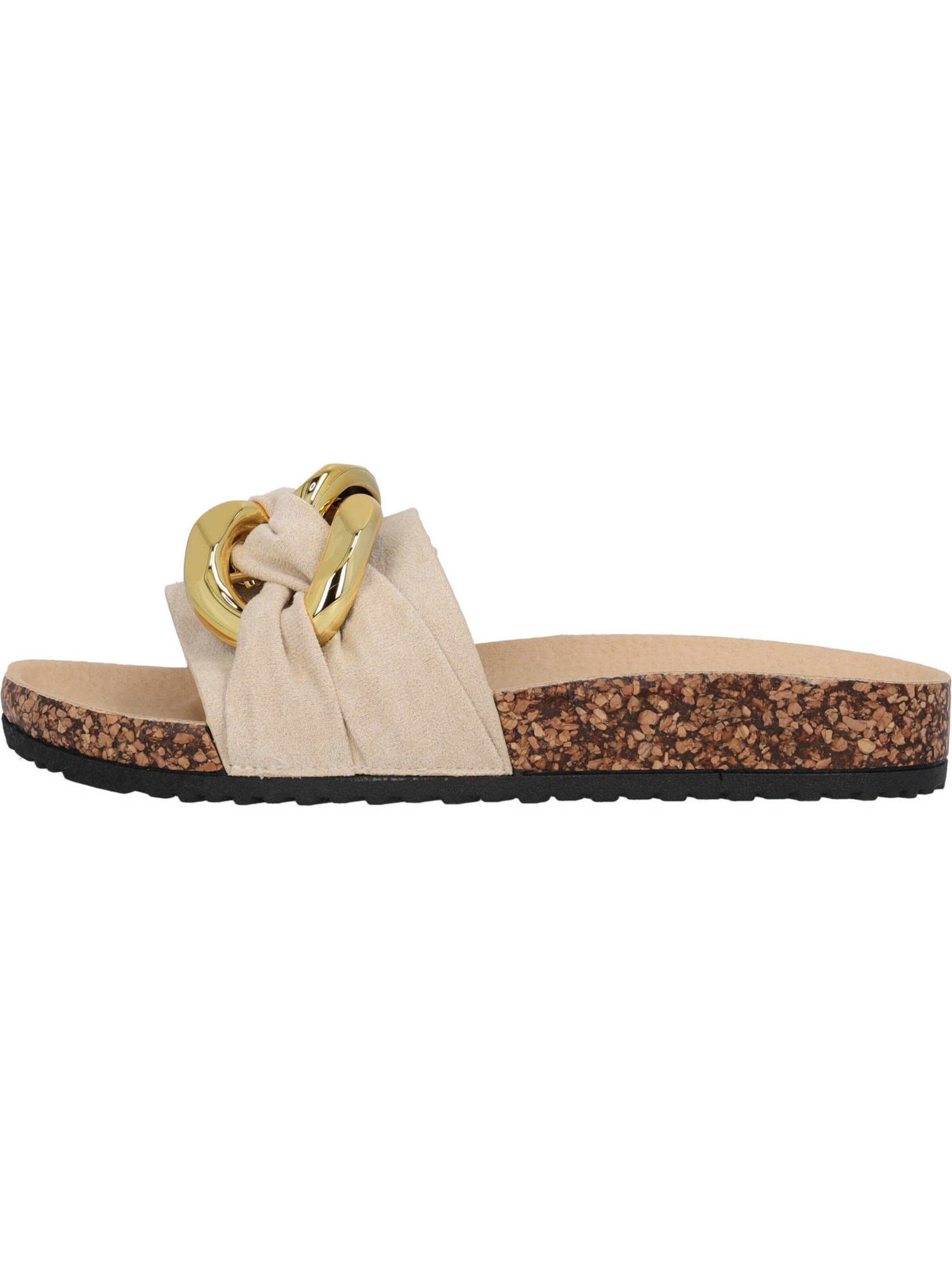 Palado Mules 'Geofo' in Beige: front