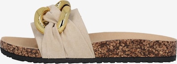 Palado Mules 'Geofo' in Beige: front