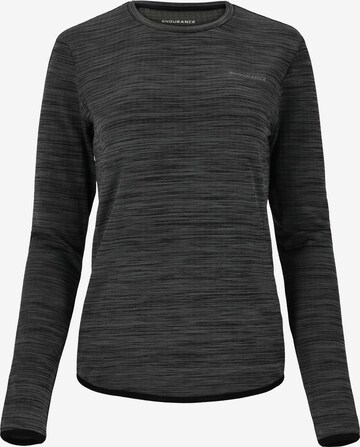 ENDURANCE Shirt 'LEAH' in Schwarz: predná strana