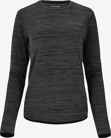 ENDURANCE Shirt 'LEAH' in Schwarz: predná strana