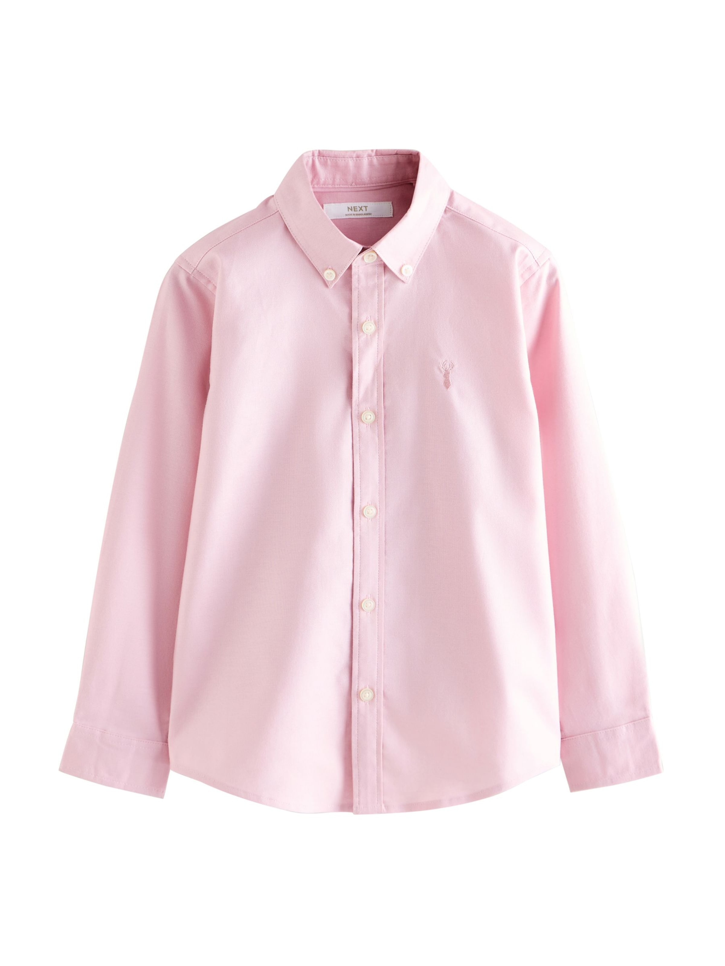 Next Средняя посадка Рубашка в Ярко-розовый: спереди