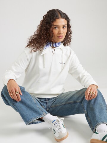 Pepe Jeans Sweatshirt 'ELSYRA RO' in Weiß: Vorderseite