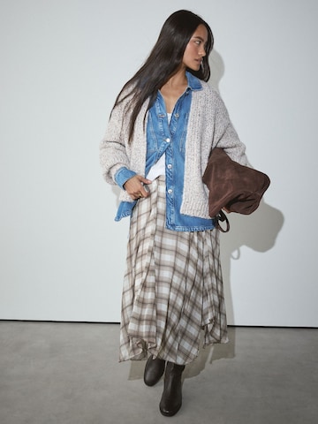 Next - Casaco de malha oversized em bege