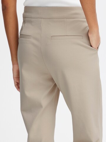 ICHI Flared Broek in Beige