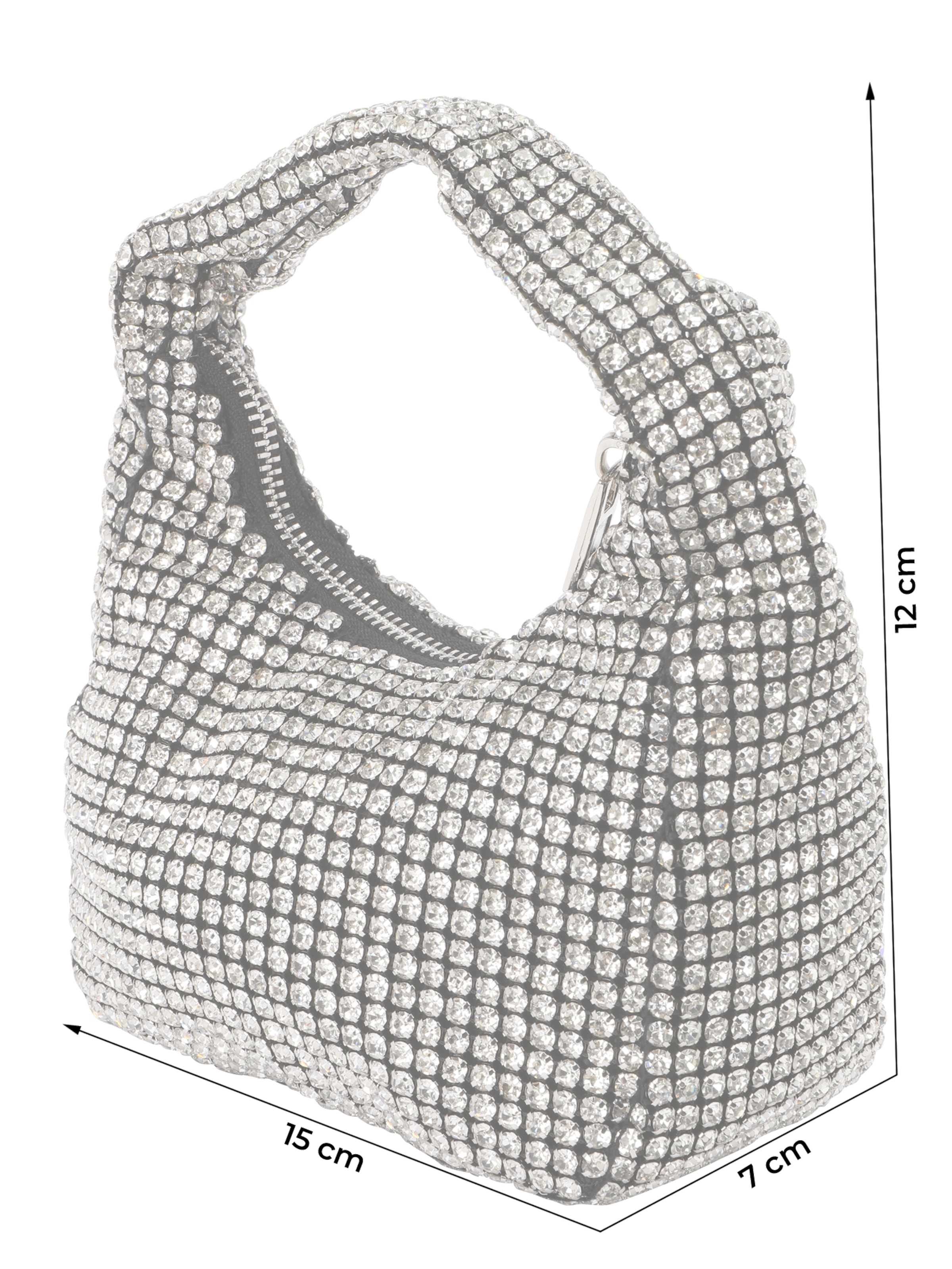 Sacs à main mascara en argent