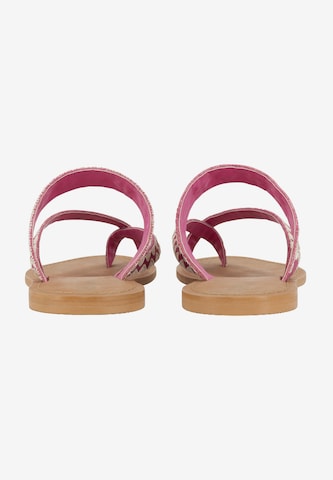 IZIA T-bar sandals in Pink