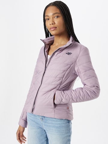 4F Outdoor Jacket in Purple: front