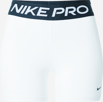 NIKE Skinny Športové nohavice 'Pro 365' - biela: predná strana