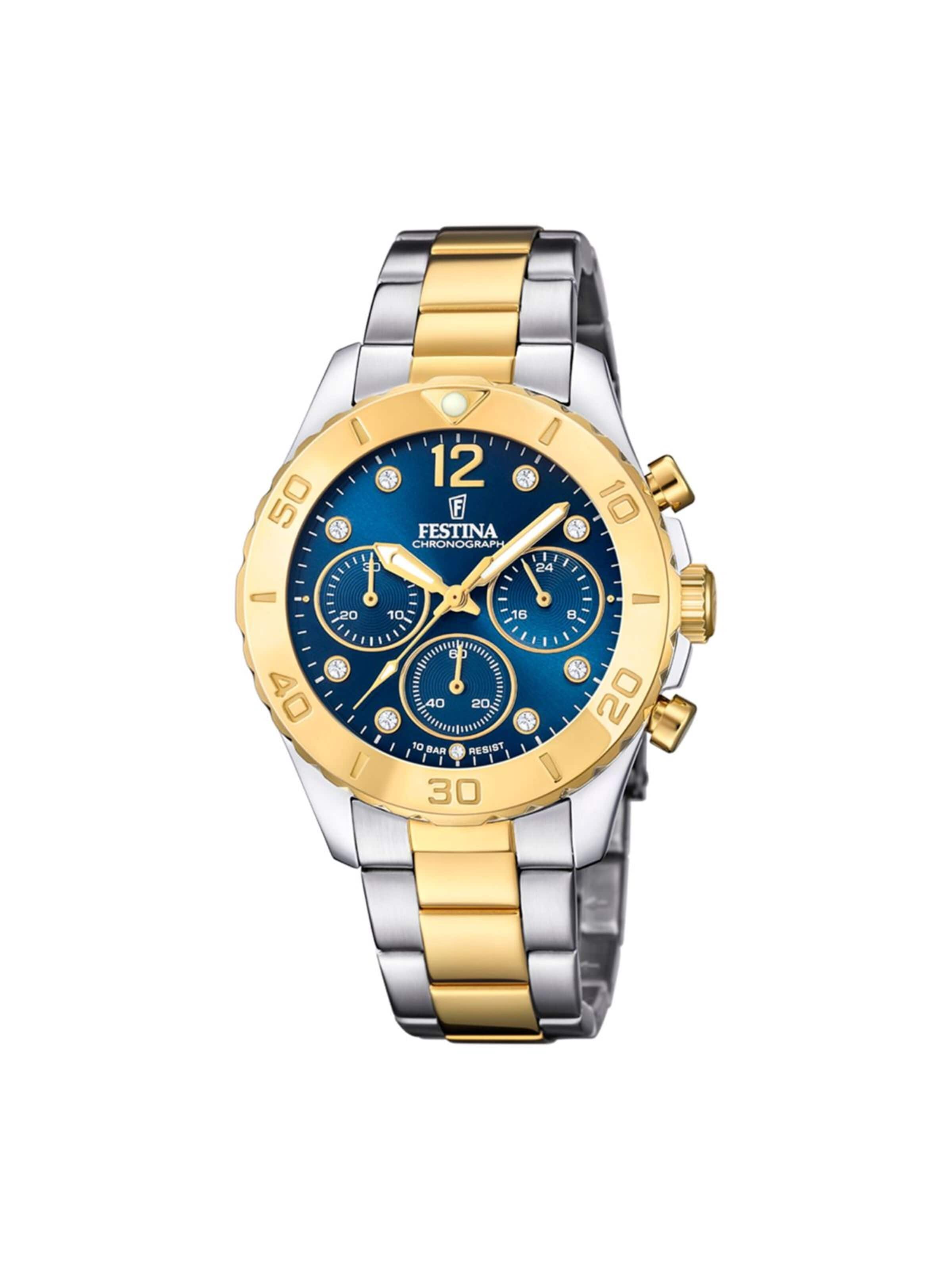 Montre à affichage analogique FESTINA en bleu : devant