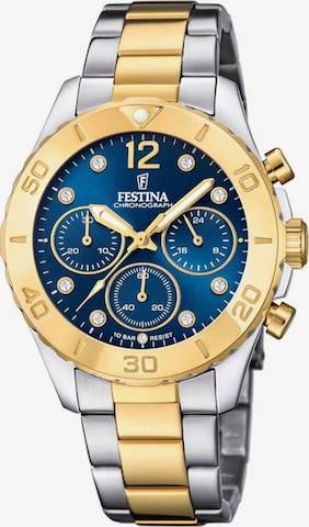 Montre à affichage analogique FESTINA en bleu : devant