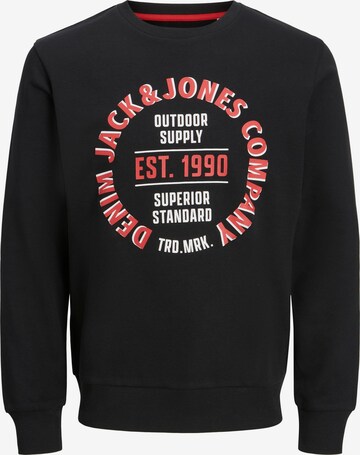 JACK & JONES Sweatshirt 'Andy' in Zwart: voorkant