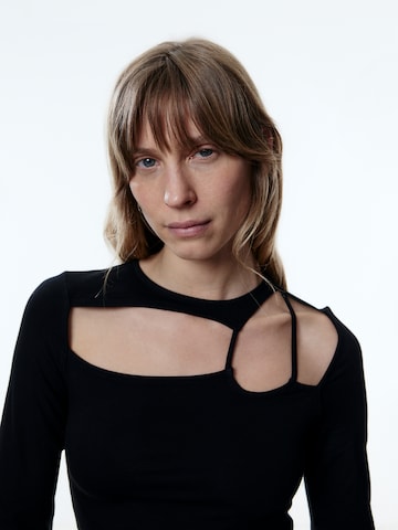 EDITED Shirt 'Sileas' in Schwarz