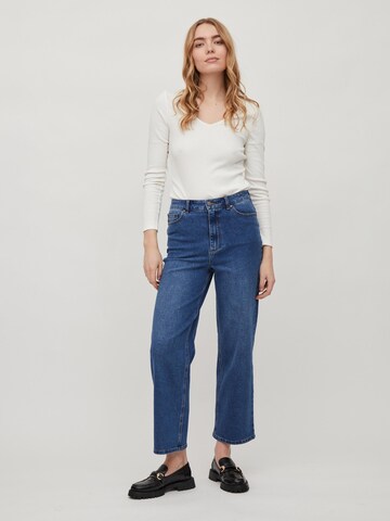 VILA Wide Leg Jeans 'Widey' in Blau